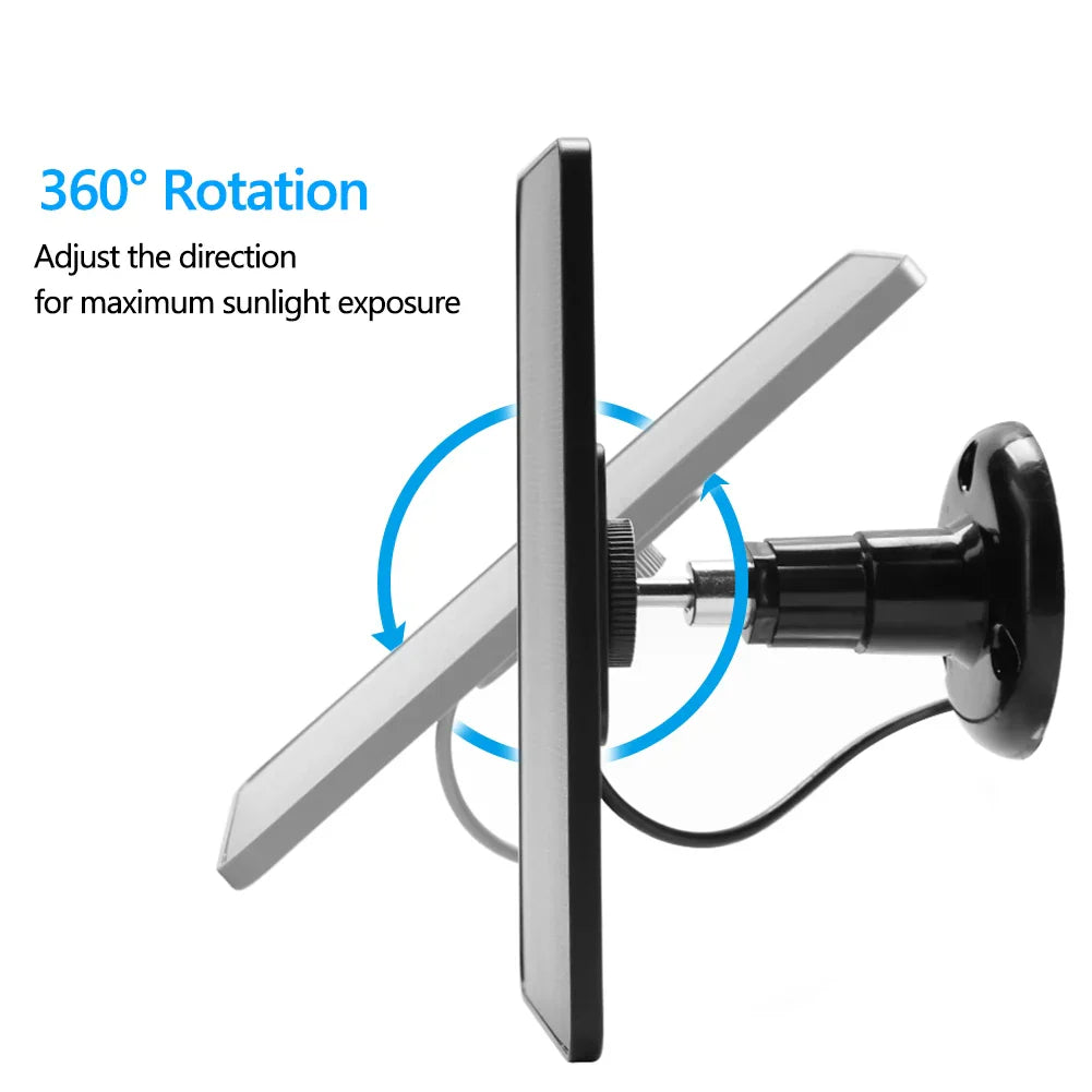 SunCharge Micro 10W Panneau Solaire | Monocristallin | Étanche IPX6 | Micro-USB | Pour Caméras, Éclairage & Petits Systèmes Solaires