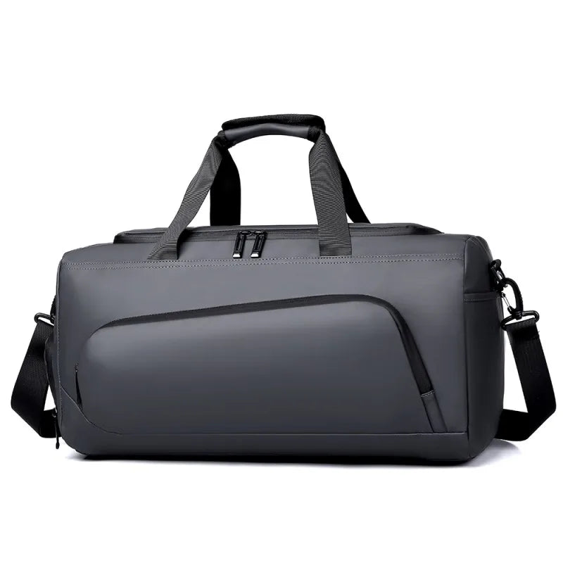Sac de sport Veltrix ProCarry | Grand sac de voyage en PU avec compartiment à chaussures | Plusieurs poches | 50×25×22 cm | Pour le fitness, les vacances et le quotidien