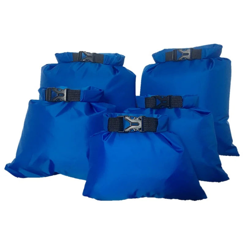 Set de Sacs Étanches Sealon | Imperméable & Résistant au Sable | Ensemble de 5 (1,5L–6L) | Pour Voyage, Plage & Activités de Plein Air