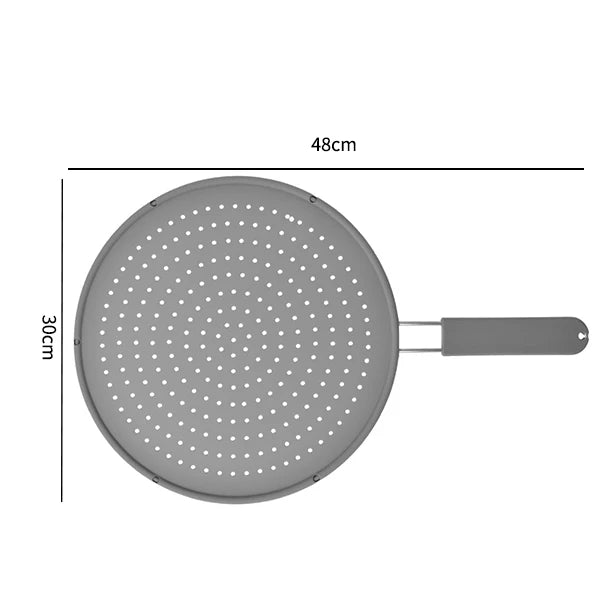 Couvercle anti-éclaboussures Sileva SafeSplash | Protection en silicone pour poêles et casseroles jusqu'à Ø28 cm | Résistant à la chaleur & multifonctionnel