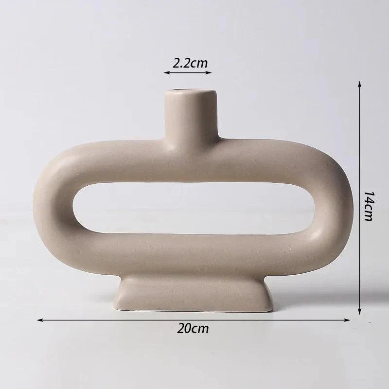 Bougeoir Moderne | Design Scandi | Fer & Verre | Polyvalent comme Vase