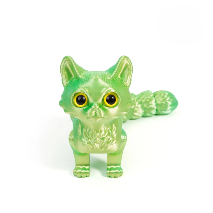 Figurine de chat 3D articulée | 12/16 cm | Déco & idée cadeau | Détails riches & flexible