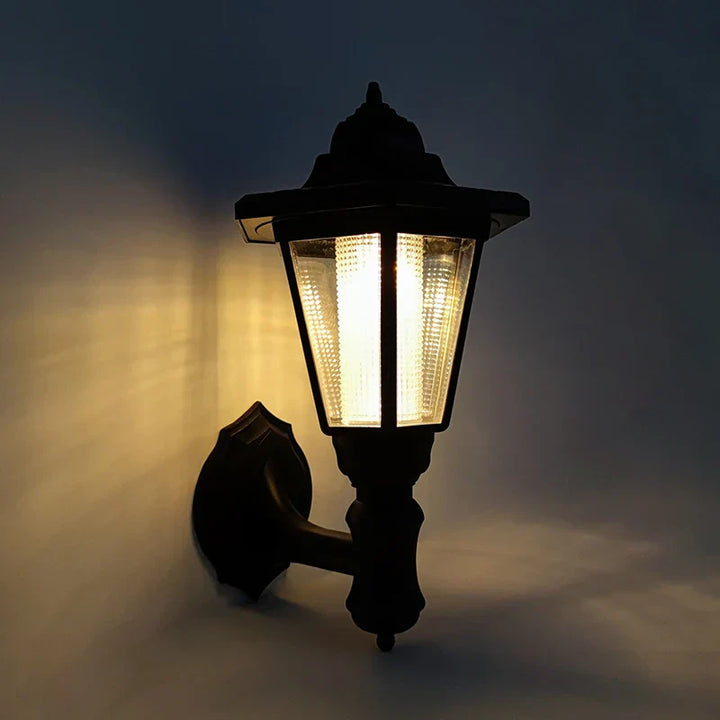 Lampe de jardin solaire Solara | Design hexagonal | Blanc chaud & froid | Durée d'éclairage de 8h | Résistante aux intempéries