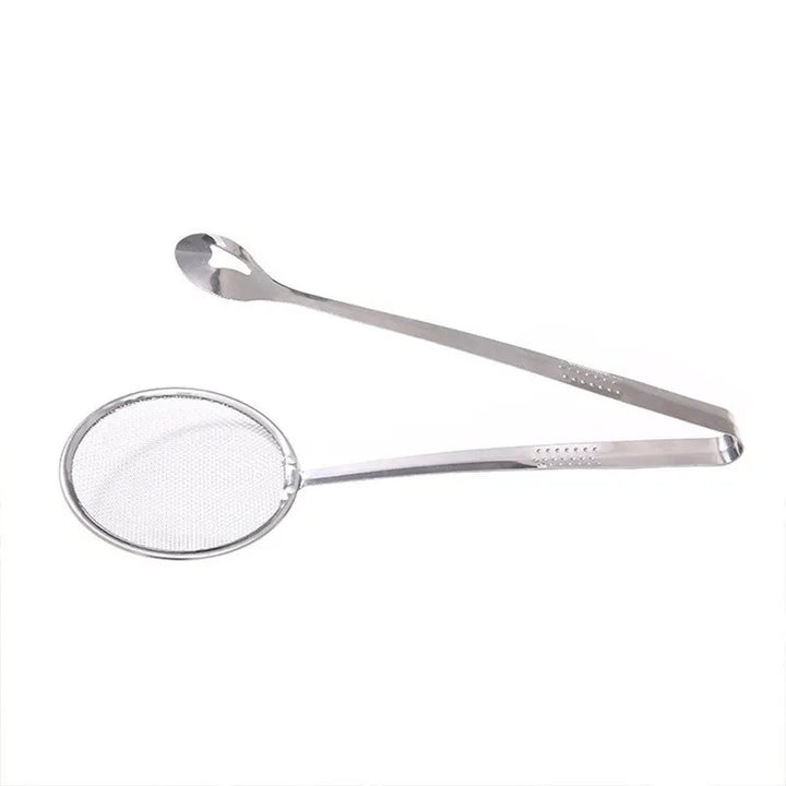 CulinaScoop Cuillère Filtrante en Acier Inoxydable | 28×10 cm | Polyvalente & Durable