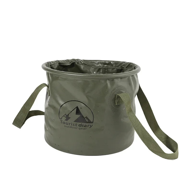 PackSink Seau Pliable pour Extérieur | Étanche & Portable | 10L / 20L | Pour Camping, Pêche, Voyage & Jardin