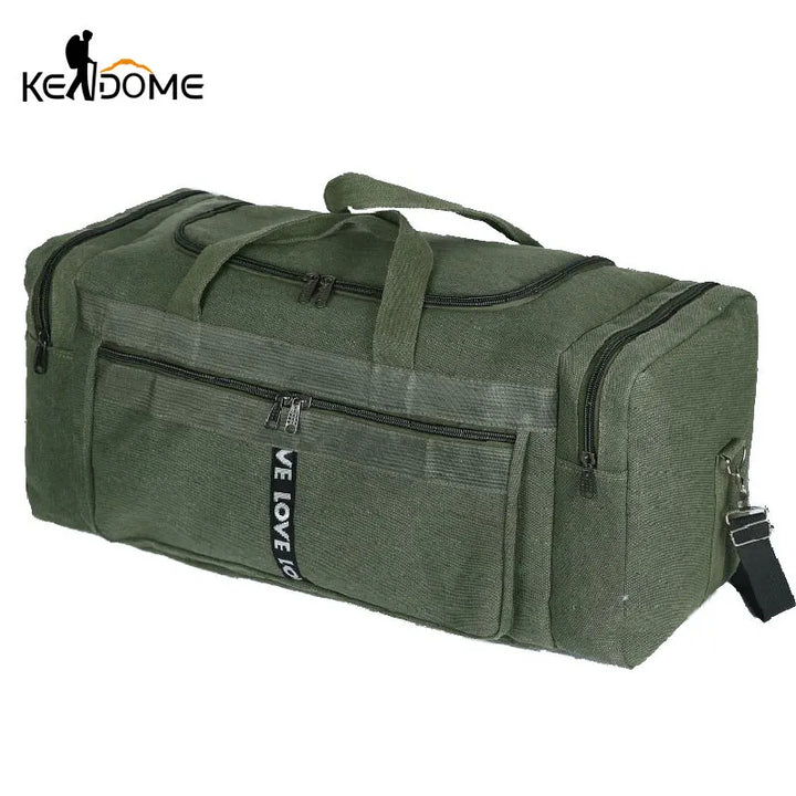 Sac de voyage Bravion GearBag | XL Sac de sport et d'entraînement en toile imperméable | Sac à bandoulière pour hommes | 80×26×36 cm ou 60×23×32 cm