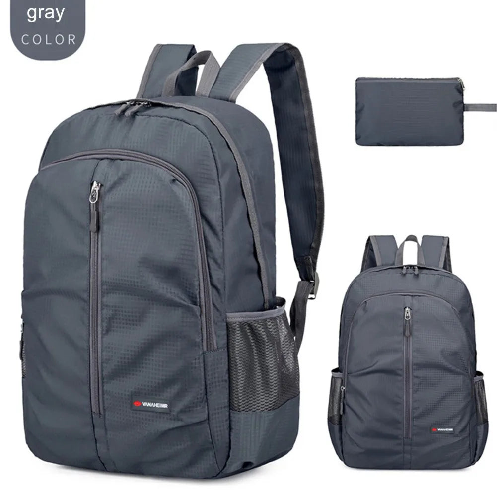 TrekLoom Sac à Dos Pliable Outdoor 30L | Ultra léger & Imperméable | Pour Camping, Voyage & Randonnée | Design Unisexe