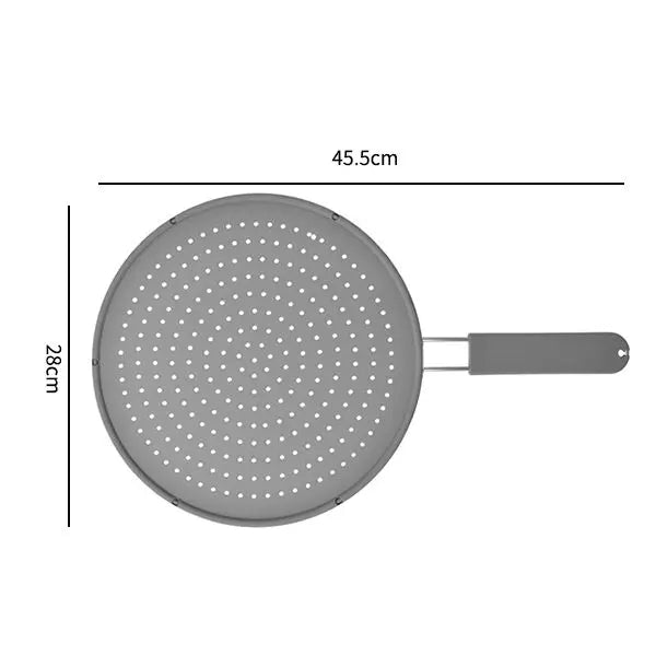 Couvercle anti-éclaboussures Sileva SafeSplash | Protection en silicone pour poêles et casseroles jusqu'à Ø28 cm | Résistant à la chaleur & multifonctionnel