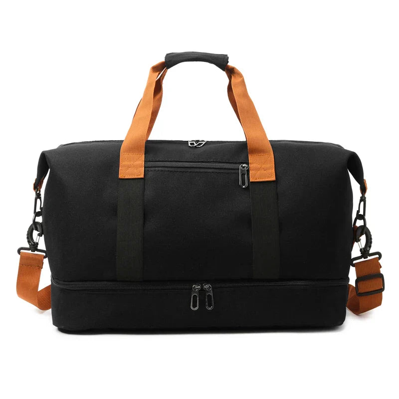 Sac de sport et de voyage Travana MoveLite | Sac d'entraînement léger avec compartiment à chaussures | 47×28×25 cm | Matériau Oxford | Pour le sport, les voyages et le quotidien