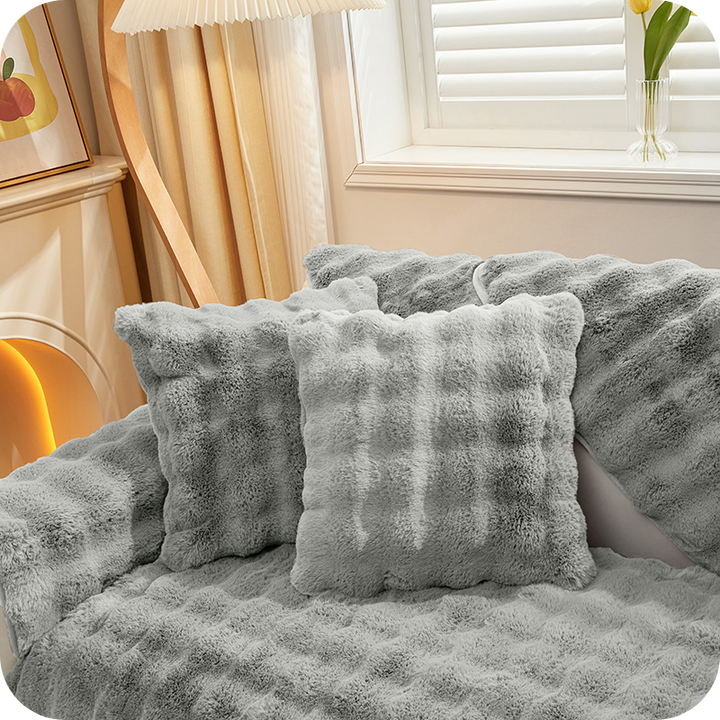 Plushy - Protection de canapé luxueuse, confort et douceur ultimes !
