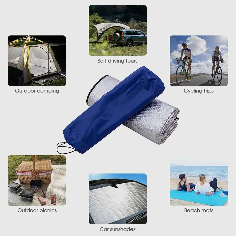 Matelas Isomatte ThermaFoil Pro | Ultra léger & Imperméable | Réfléchissant à la chaleur | Pour Camping & Outdoor | 25 mm d'épaisseur