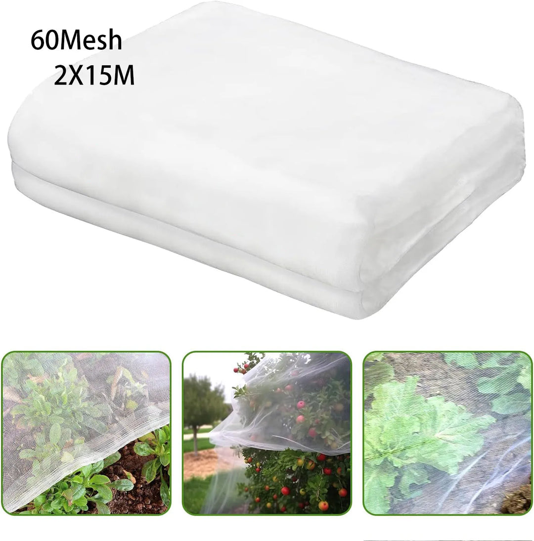 Naturaviso Filet de Jardin Insectes Protection | Résistant aux UV & Antirupture | Filet de protection des plantes contre les nuisibles & oiseaux