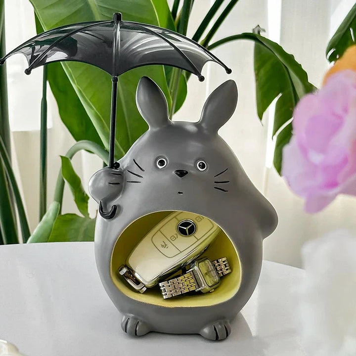 Bol de rangement Totovia | Bol de rangement en forme de figurine | Design cartoon | Bol pour clés et décoration | Pour le salon et la chambre