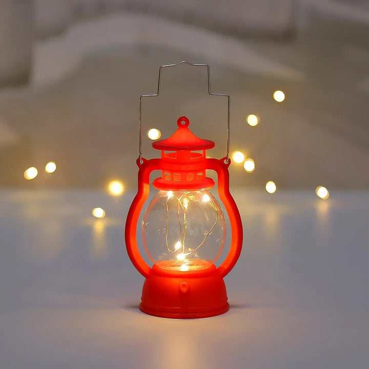 Luminara Lanterne Rétro | Support de Bougie LED | Fonctionne sur Piles & Sûr | Lumière de Table & Décorative 15×7×7 cm