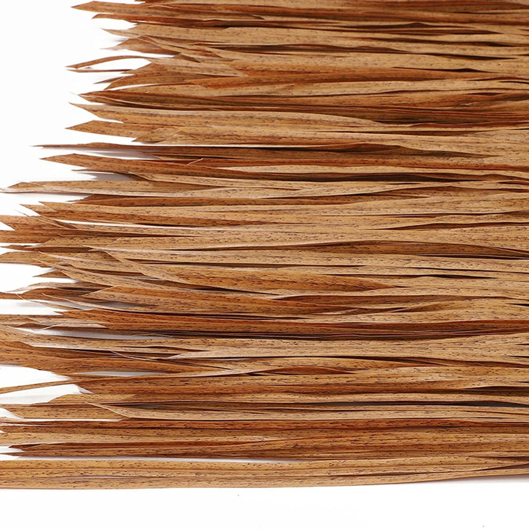 TROPISHIELD Toit de palmier artificiel | Résistant aux UV & aux intempéries | 100×50 cm | Pour toits DIY, parasols, bars Tiki & cabanes de jardin