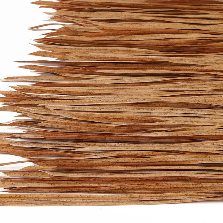 TROPISHIELD Toit de palmier artificiel | Résistant aux UV & aux intempéries | 100×50 cm | Pour toits DIY, parasols, bars Tiki & cabanes de jardin