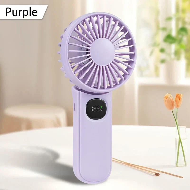 Mini-Ventilateur Ventilio Go | Silencieux & Rechargeable | Fonctionnement USB | Pour les voyages, le bureau & en déplacement