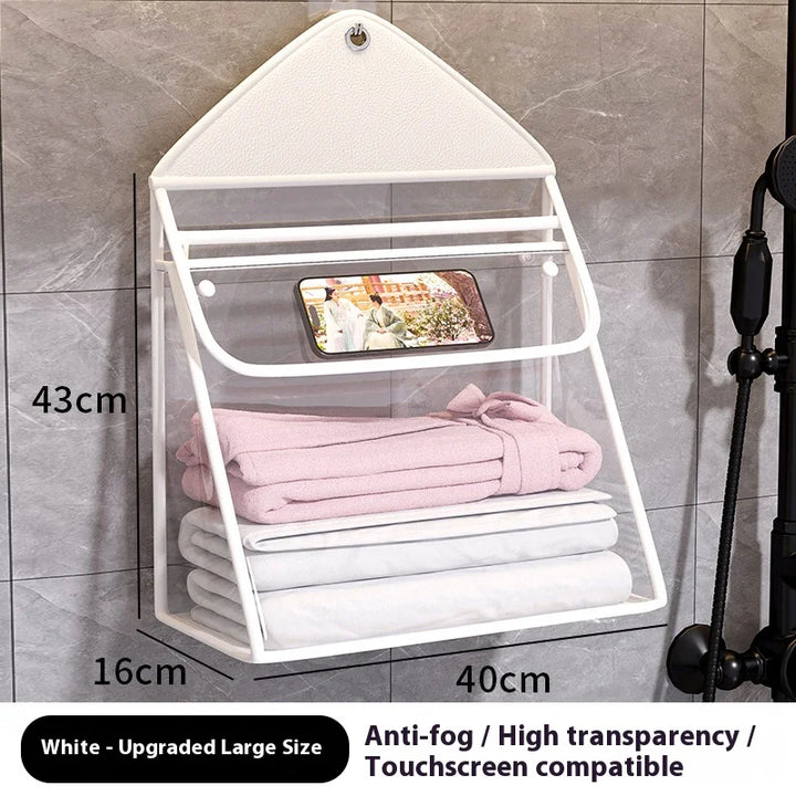 Organisateur suspendu ClarityBag | Imperméable & Transparent | Grande Capacité | Rangement Salle de Bain & Cosmétique