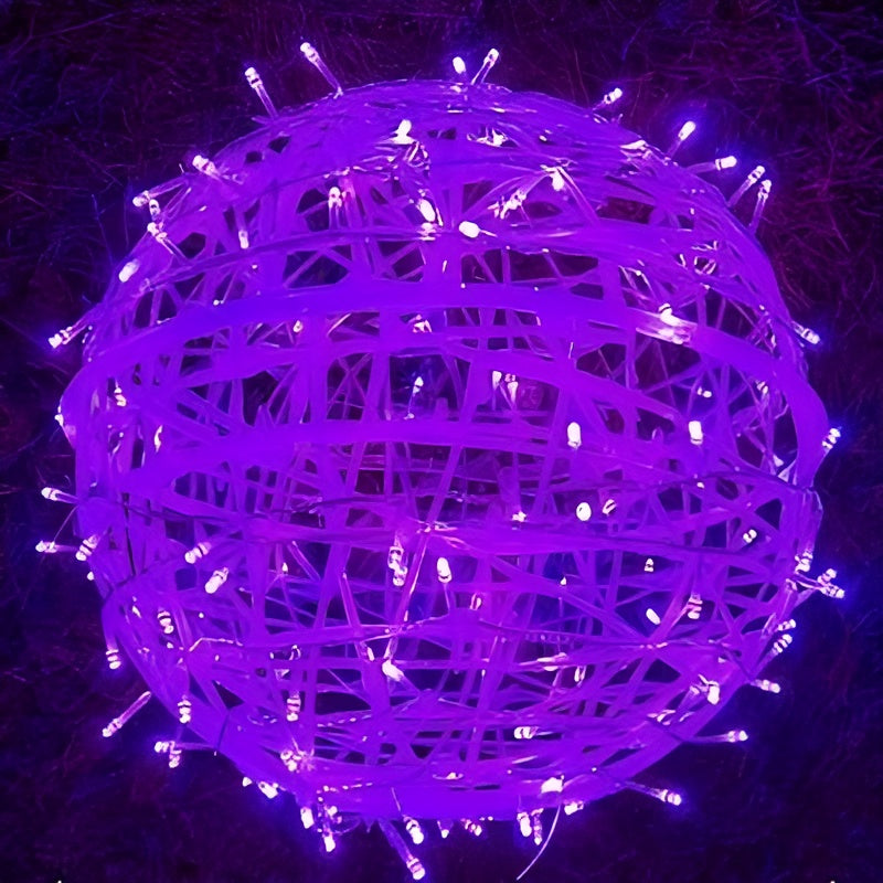 Lumora Guirlande lumineuse LED en boules | Fonctionne sur piles & Résistante aux intempéries IP65 | Pour intérieur & extérieur | Ø 6 cm | Plastique