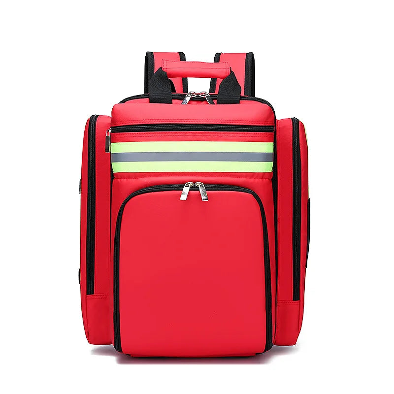 Sac à dos d'urgence SafePak Rescue+ | Étanche & Réfléchissant | Pour premiers secours & survie | 45×35×15 cm