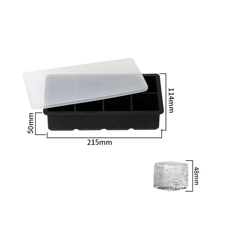 FrostForm Grand Moule à Glace en Silicone | Sans BPA & Flexible | Pour Glaces XXL, Cocktails & Cuisine | Facile à Nettoyer