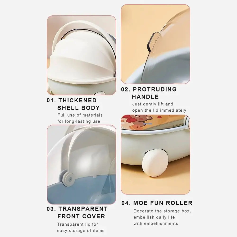 SweetNest Boîte de Rangement en Forme de Berceau – Boîte de Bureau et de Décoration Mignonne