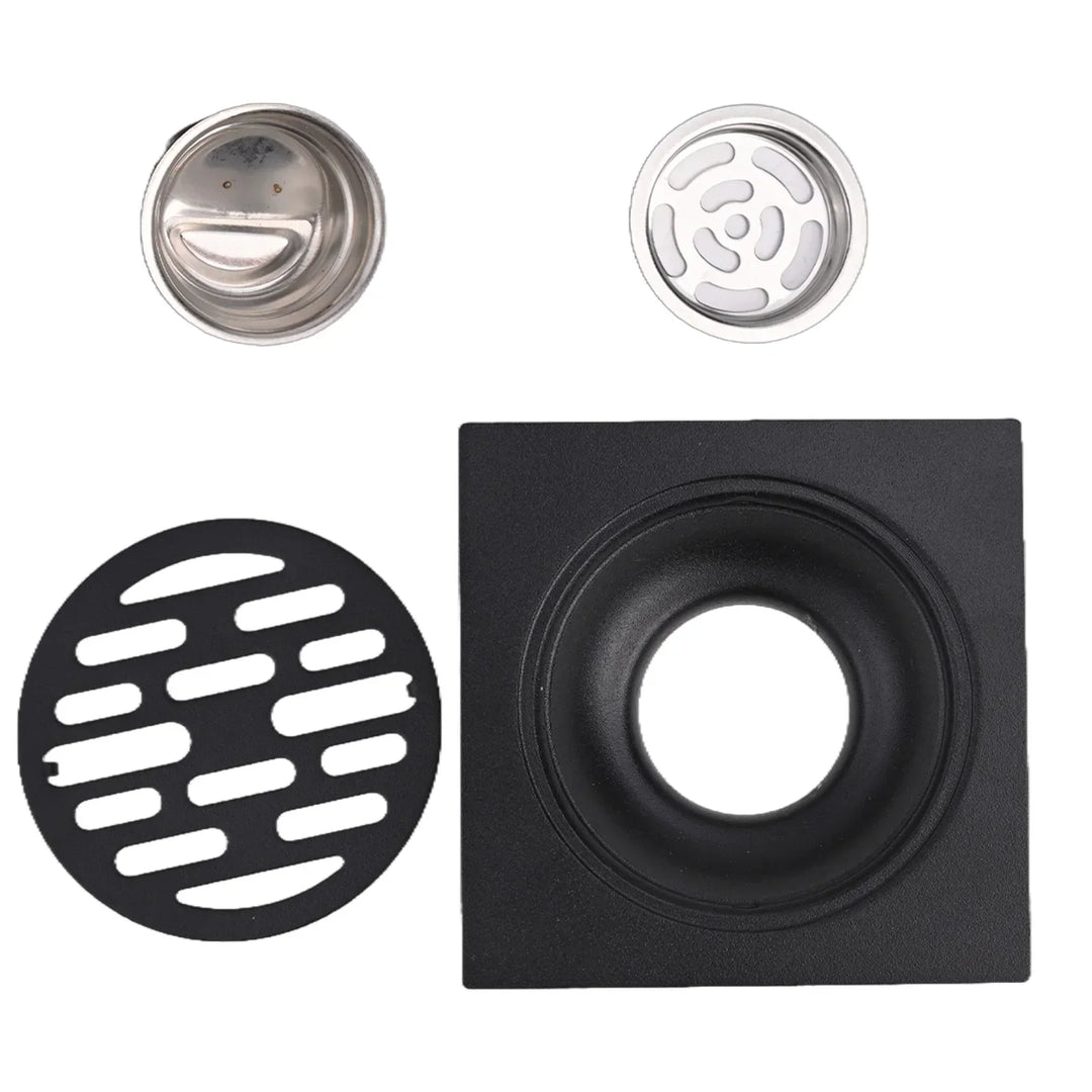 Bouche de drainage AquaShield ProDrain | Protection contre les refoulements & protection contre les odeurs | Acier inoxydable 304 | Étanche aux insectes & aux odeurs | Pour salle de bain, douche & cuisine