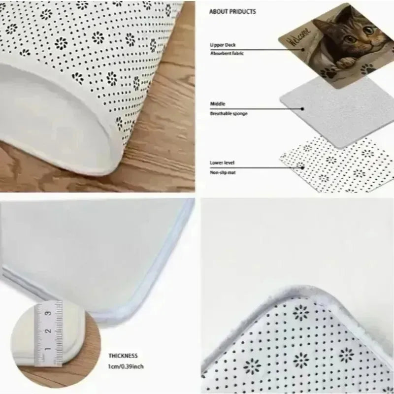 Tapis SoftHaven | Flanelle | Antidérapant & Lavable | Différentes Tailles & Motifs