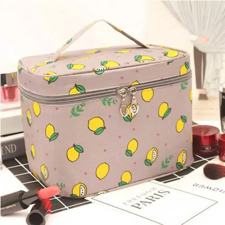 Trousse de maquillage Bellavie XL | Résistante à l'eau & Portable | Grande capacité | Tissu Oxford résistant
