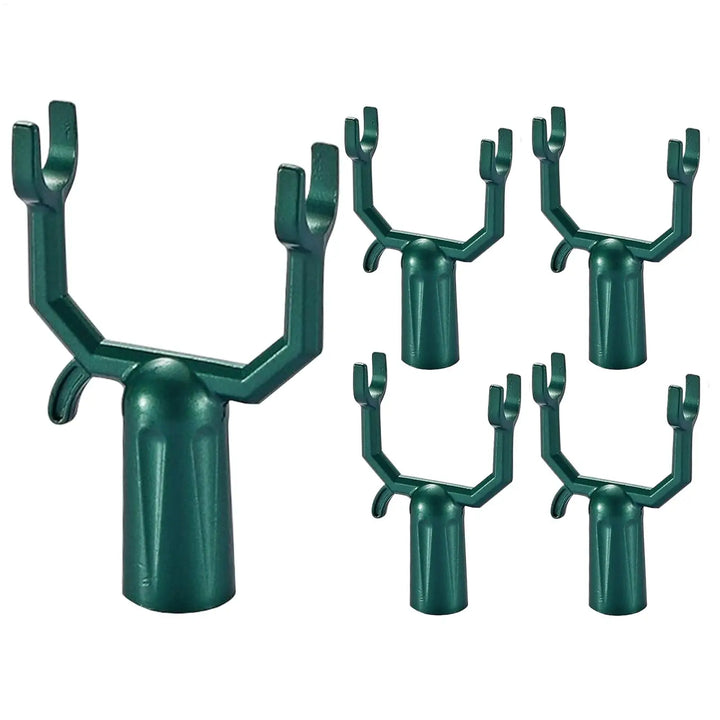 Planturax Ensemble de 5 Supports de Branche en Métal | Supports Réglables pour Arbres Fruitiers & Plantes Grimpantes | Résistant à la Rouille & Réutilisable | 10 × 6 cm