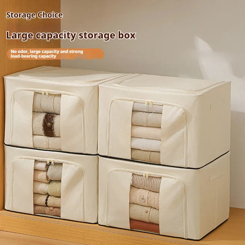 Boîte de rangement pliable | Grande capacité | Vêtements & couvertures