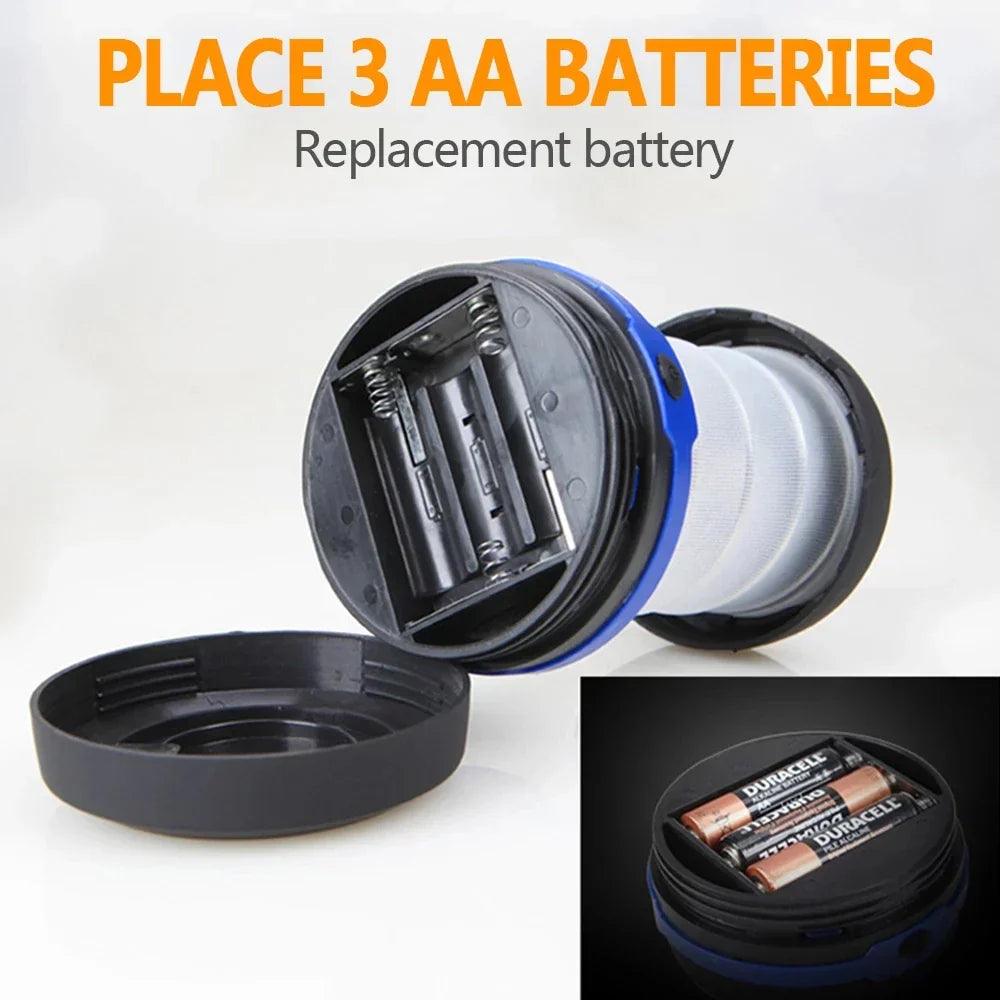 LumaTrail Lampe de Camping LED | Pliable & Ultra-légère | 3 Modes d'Éclairage | Lampe de Poche & Lanternes en Un
