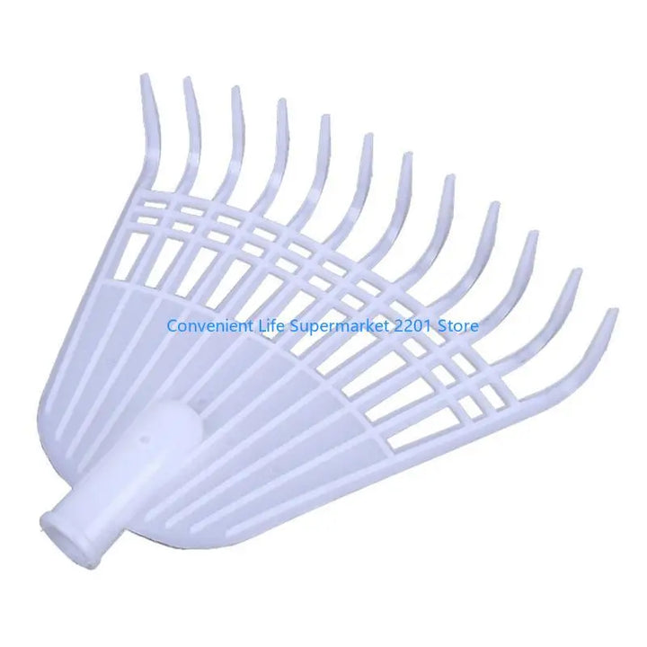 Râteau Rakeon à 12 dents | Plastique | 38 × 32 cm | Sans manche | Léger et polyvalent