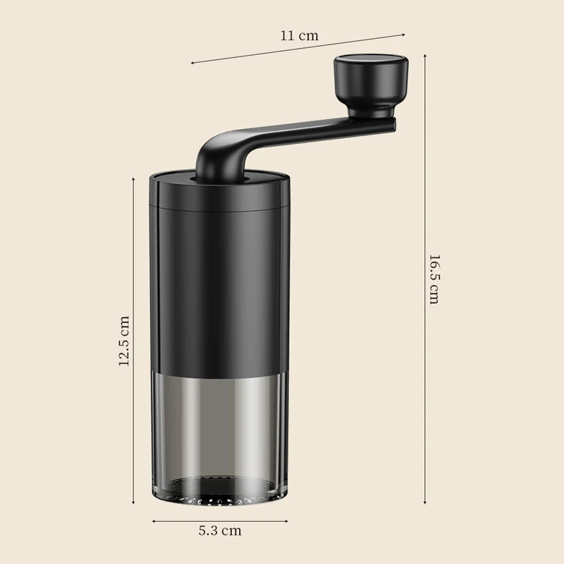 Moulin à café manuel BrewMate | Portable & Réglable | Meule en céramique | Pour la maison, les voyages & en extérieur
