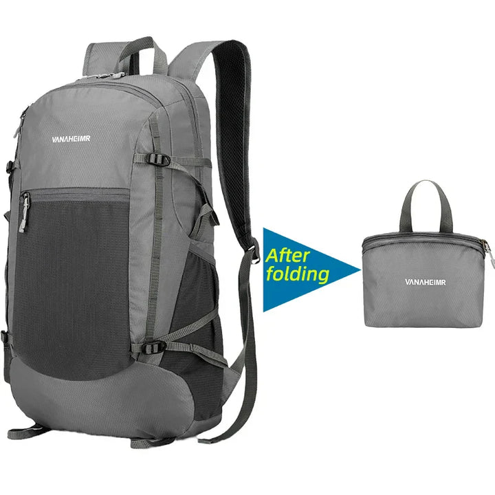 Sac à dos pliable "Alpivio" | Ultra léger & Compact | 18L de volume | 42x28x15 cm