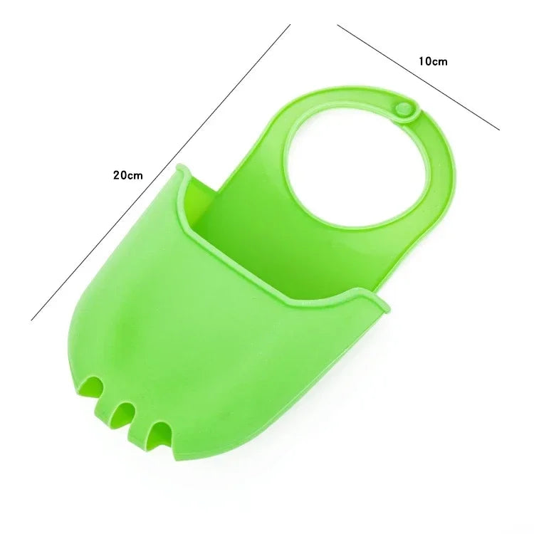 AquaHold | Organisateur de lavabo suspendu | Panier d'égouttage pour éponges et savons | Accessoires de cuisine et de salle de bain