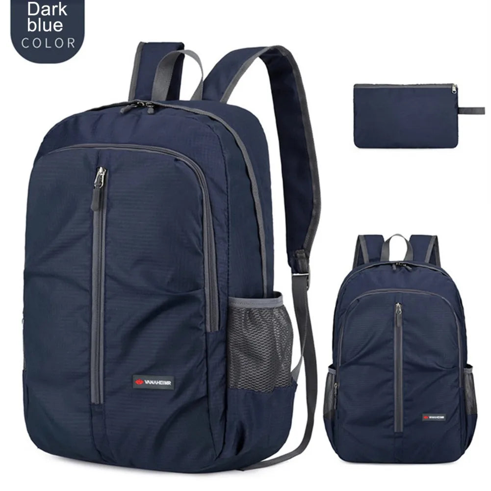 TrekLoom Sac à Dos Pliable Outdoor 30L | Ultra léger & Imperméable | Pour Camping, Voyage & Randonnée | Design Unisexe