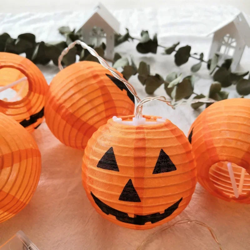 Lumora Glow Halloween Citrouille Guirlande LED | 1,5 m | 10 LEDs Blanc Chaud | Éclairage de Fête & Décoration