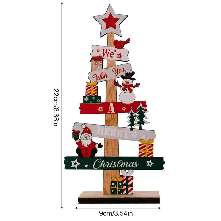 Décoration en bois MerryPine | Mini sapin de Noël avec le Père Noël | DIY déco de table & panneau | Décoration de Noël 2025