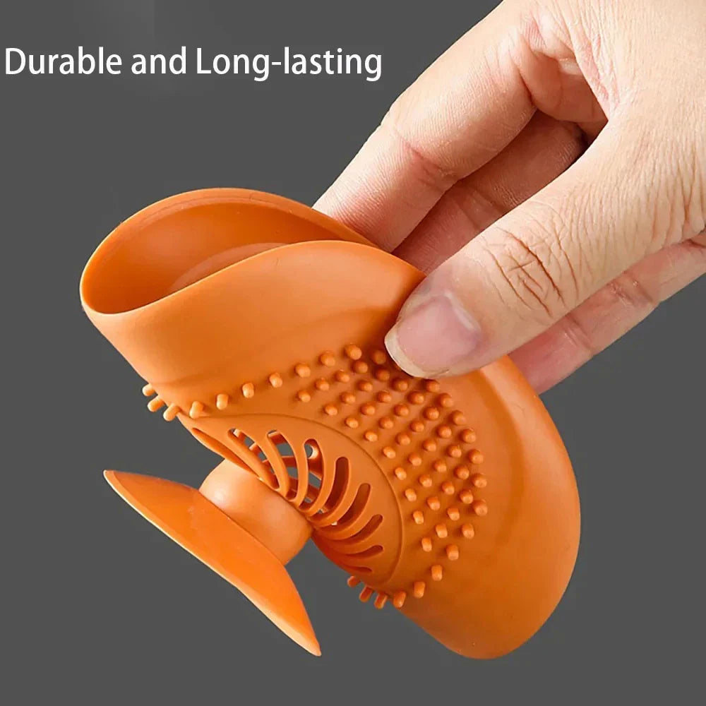 DrainGuard Écran de Drain en Silicone | Anti-Bouchage & Antidérapant | Pour Salle de Bain, Douche & Cuisine | Fines Mailles & Facile à Nettoyer