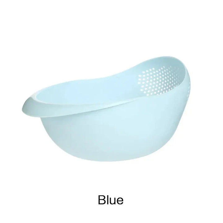 KlarSieb Passoire Multifonctionnelle | Passoire à Riz & Panier d'égouttage | Pour Fruits, Légumes & Riz | Design Ergonomique