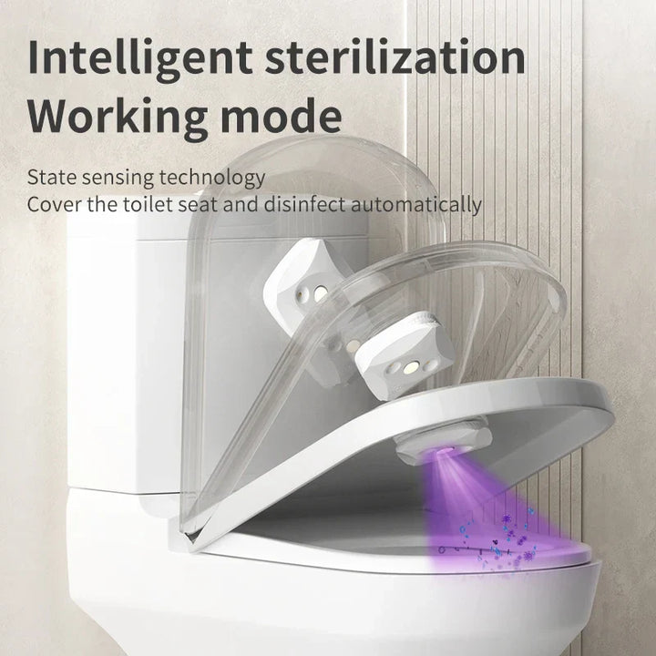 Lampe de désinfection UV pour toilettes PureLoo | 8 x 8 cm | Rechargeable & Automatique