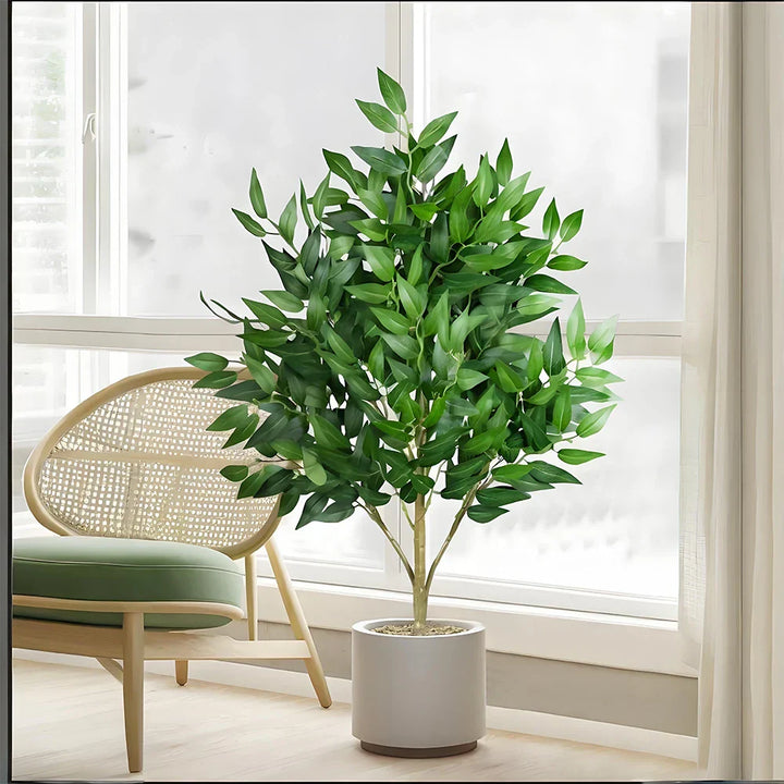 Plante Eucalyptus Artificielle | 42–64 cm | Feuilles en Soie | Décoration pour Maison, Bureau & Balcon