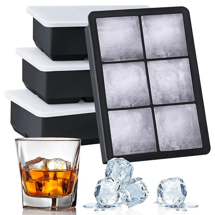 FrostForm Grand Moule à Glace en Silicone | Sans BPA & Flexible | Pour Glaces XXL, Cocktails & Cuisine | Facile à Nettoyer