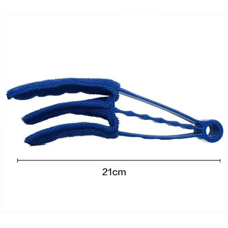 CleanBreeze | Nettoyeur de stores et de grilles de ventilation | Brosse en microfibre avec poignée | 21 × 2,2 cm