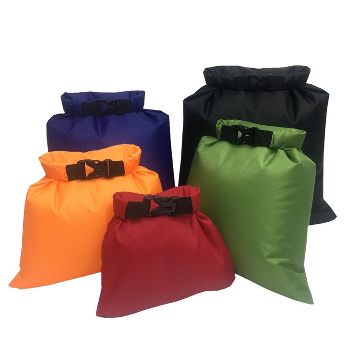 Ensemble de Sacs Étanches Sealon | Imperméable & Résistant au Sable | Set de 5 (1,5L–6L) | Pour Voyage, Plage & Activités de Plein Air