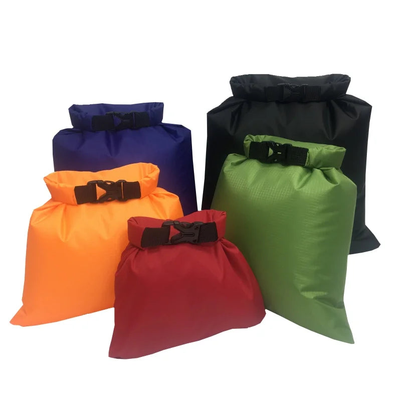 Set de Sacs Étanches Sealon | Imperméable & Résistant au Sable | Ensemble de 5 (1,5L–6L) | Pour Voyage, Plage & Activités de Plein Air