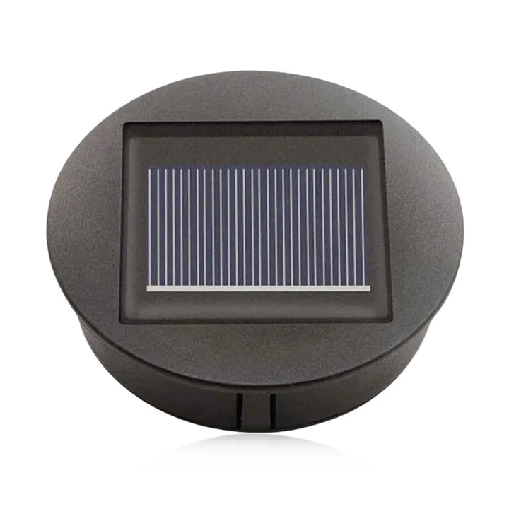 Base de lampe solaire Solesta 8 cm avec ampoule LED | Automatique On/Off | IP44 Résistant aux intempéries | Pour jardin, camping & déco DIY