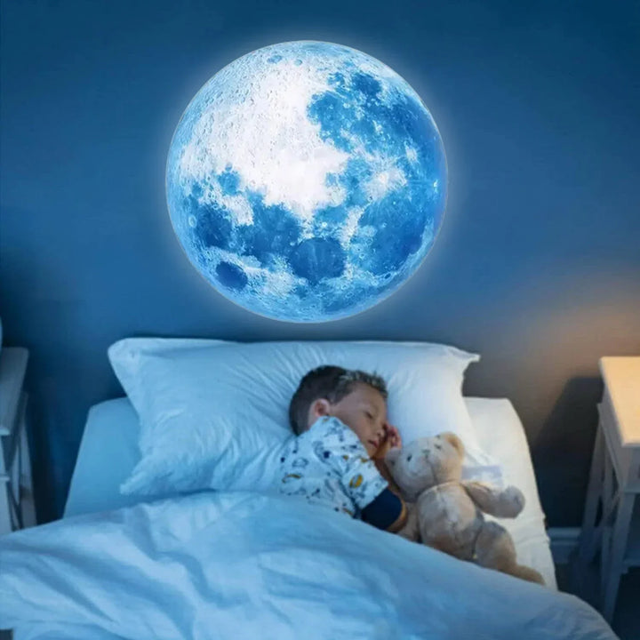 Lunaris Lampe de Lune | Lumière LED d'ambiance | Fonctionne par USB | Alliage d'aluminium & plastique