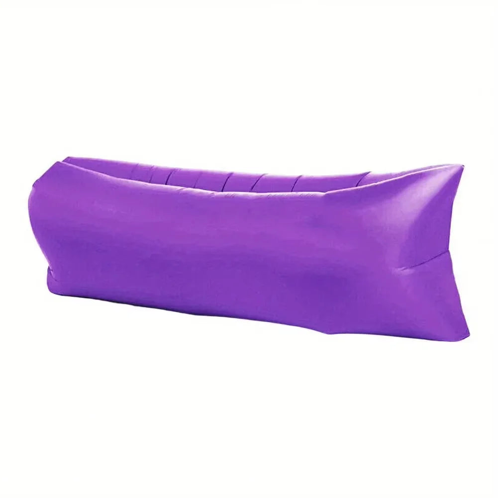 Canapé de salon gonflable | Sans pompe & avec appui-tête | AirLoungeGo Canapé d'extérieur 190×70 cm – Portable & Imperméable